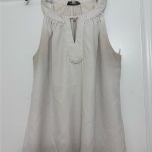 Skies Are Blue Cream Textured Blouse